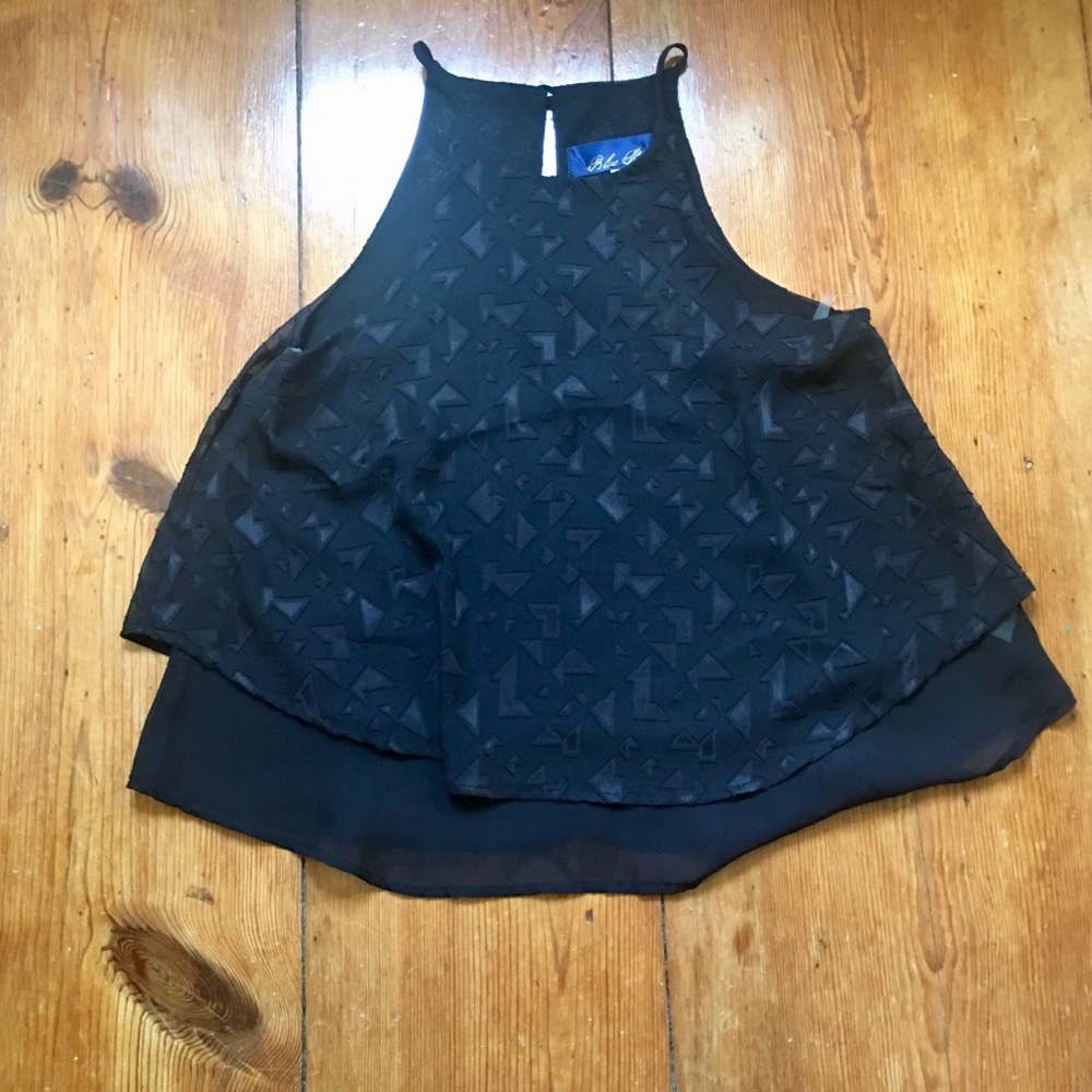 Strappy high neck tank top NWT
